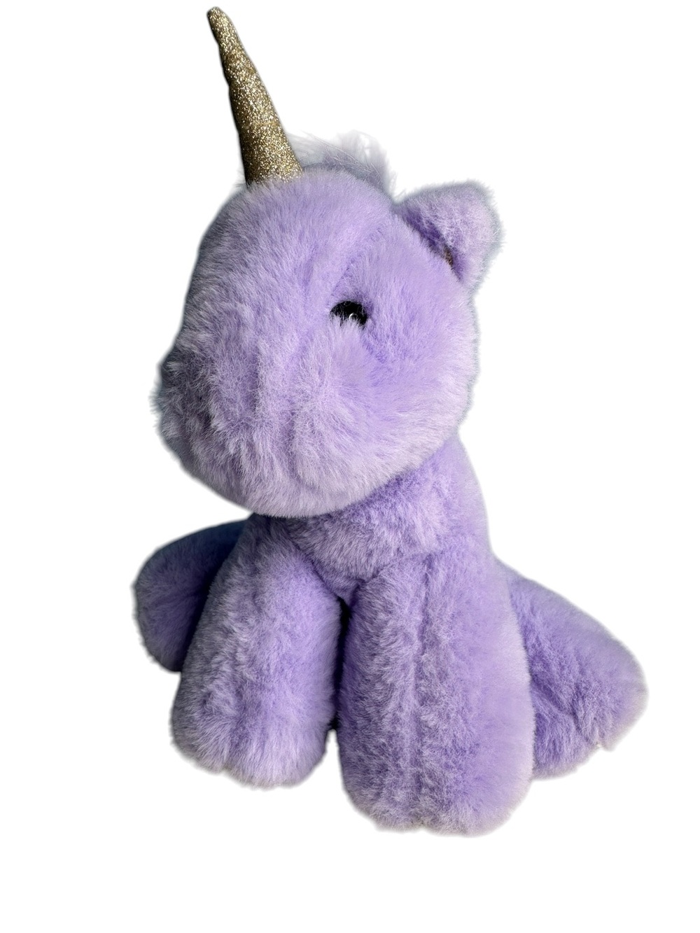 FAO Schwarz Plush Purple Unicorn Stuffed Toy - Soft Sparkle Horn